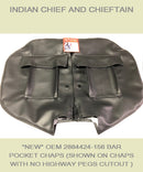 Indian Chief and Chieftain Soft Lower s shown with pockets on closed chaps