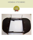 Honda VTX1800C MCEnt bar with black engine guard chaps