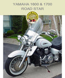Yamaha 1600 & 1700 Road Star Barons with black studded engine guard chaps