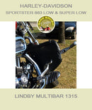 Harley-Davidson Sportster 883 and 1200 Low and Super Low Engine Guard Chaps