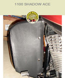 Honda 1100 Shadow ACE MC Ent 1000-10 with black engine guard chaps