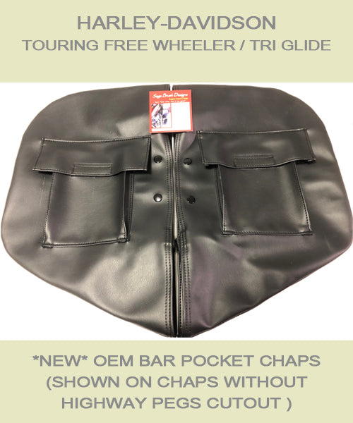 Harley-Davidson Touring Free Wheeler / Tri Glide OEM Bar Soft Lowers with Pockets