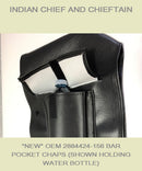 Indian Chief and Chieftain Soft Lower s shown with water bottle in the pocket