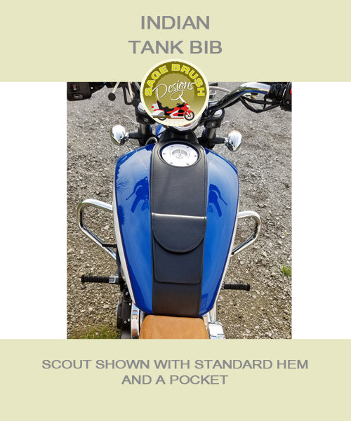 INDIAN CHALLENGER, PURSUIT, 112 POWERPLUS Gas Tank BIB bag BROWN 20-25 INDIAN CHALLENGER, PURSUIT, 112 POWERPLUS Gas Tank BIB bag BROWN 20-25