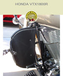 Honda VTX1800R MCEnt bar with black engine guard chaps
