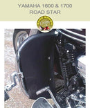 Yamaha 1600 & 1700 Road Star MC Ent with black engine guard chaps